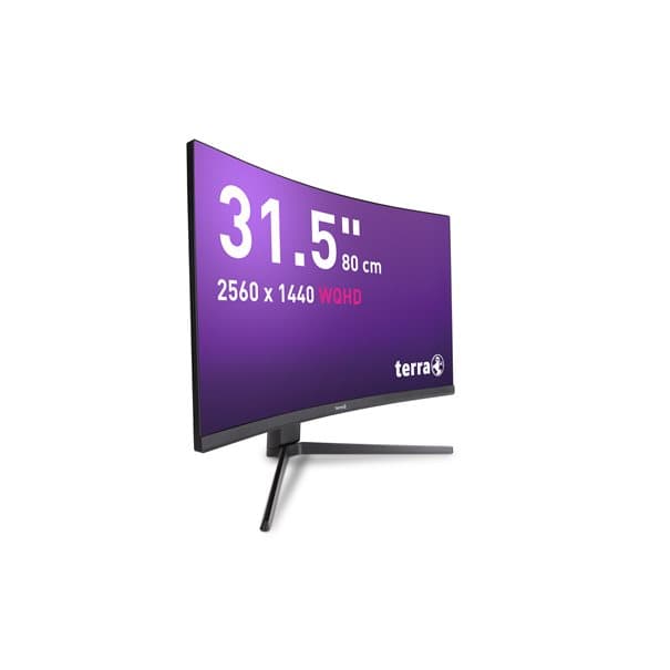 TERRA LCD/LED 3285W HA 2K VA CURVED black HDMI/DP/USB-C, afbeelding 2