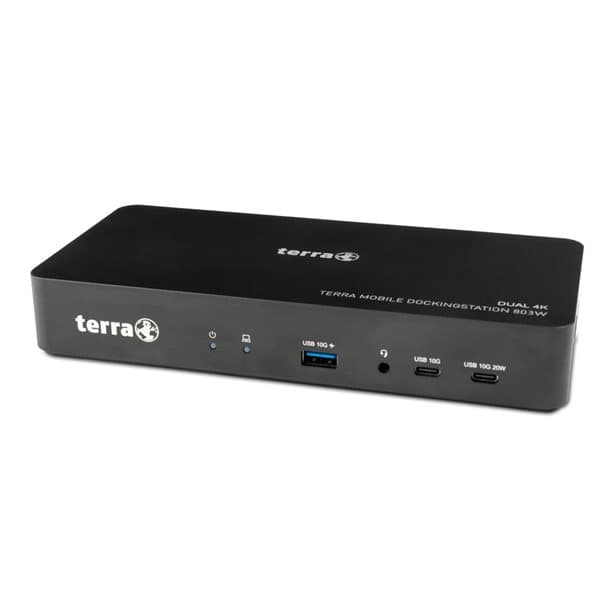 TERRA MOBILE Dockingstation 803W USB-C incl.135W Netzteil und USB C/A Kabel, afbeelding 2