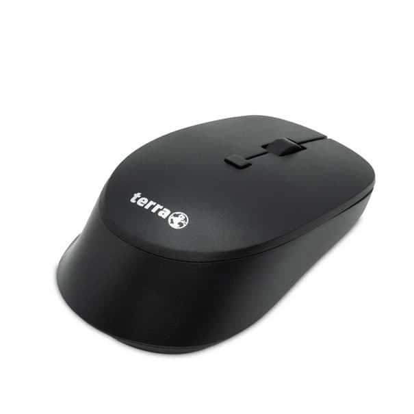 TERRA Mouse 4000 Wireless Silent USB black 6-Tasten Maus, für Rechtshänder, afbeelding 3
