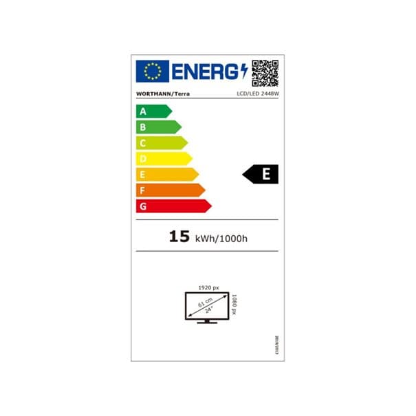 TERRA LCD/LED 2448W V4 IPS black HDMI/DP/USB-C, afbeelding 5