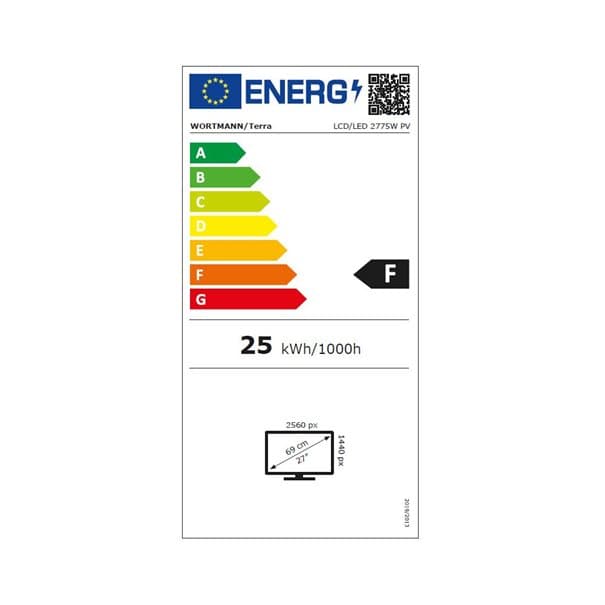 TERRA LCD/LED 2775W PV V3 2K IPS black USB-C/DP/HDMI, afbeelding 5