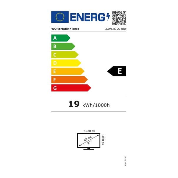 TERRA LCD/LED 2748W V4 IPS black HDMI/DP/USB-C, afbeelding 8