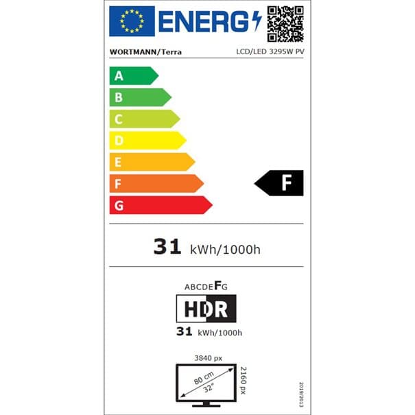 TERRA LCD/LED 3295W PV 4K IPS black USB-C/DP/HDMI, afbeelding 8