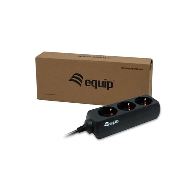 Equip Steckdosenleiste 3-fach für USV black, afbeelding 2